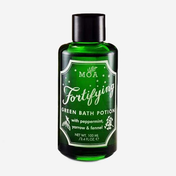 Fortifying green bath potion by Magic Organic Apothecary sustainable wellness gifts