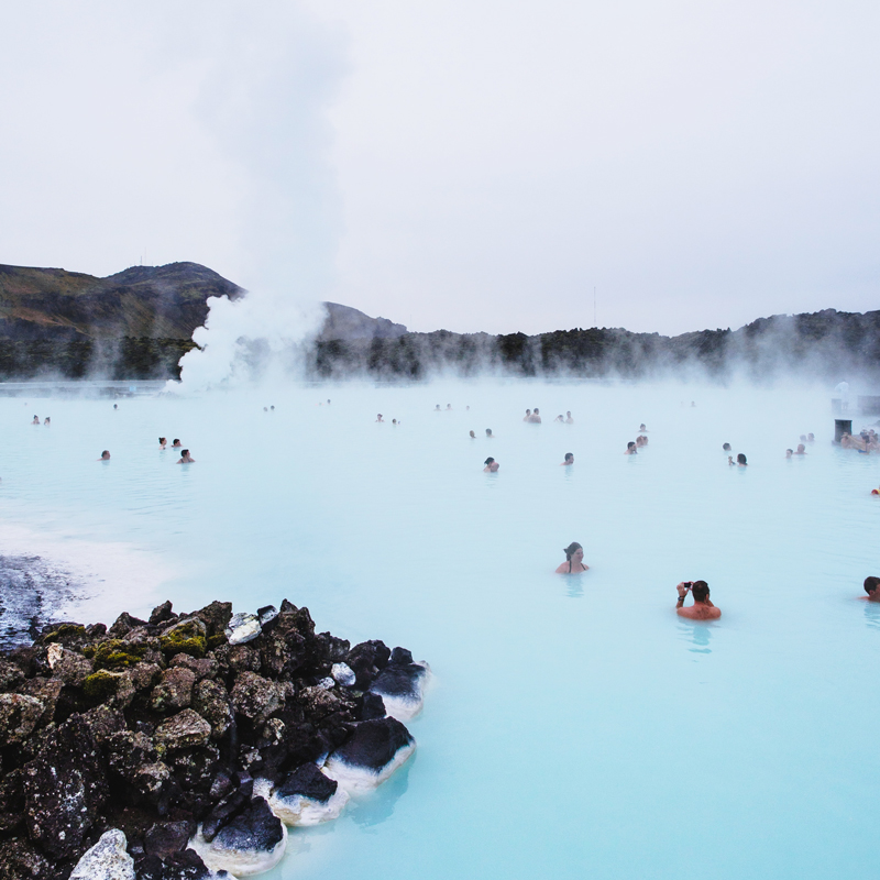Instagrammable hot springs Blue Lagoon Geothermal Spa, Iceland