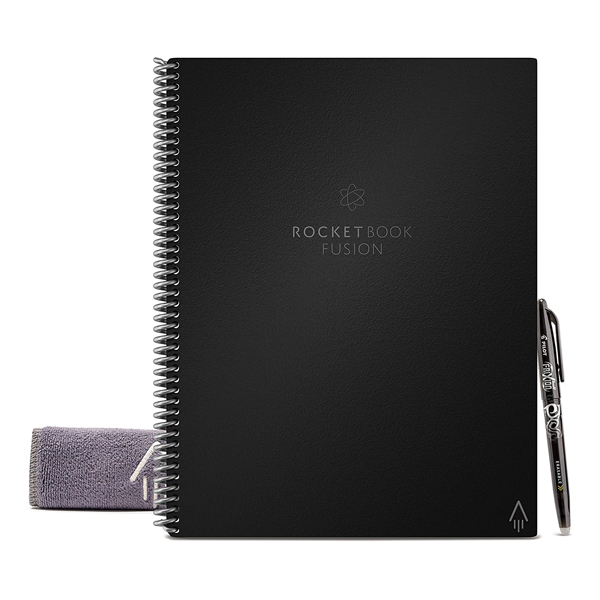 Rocketbook Fusion reusable ecofriendly notebook